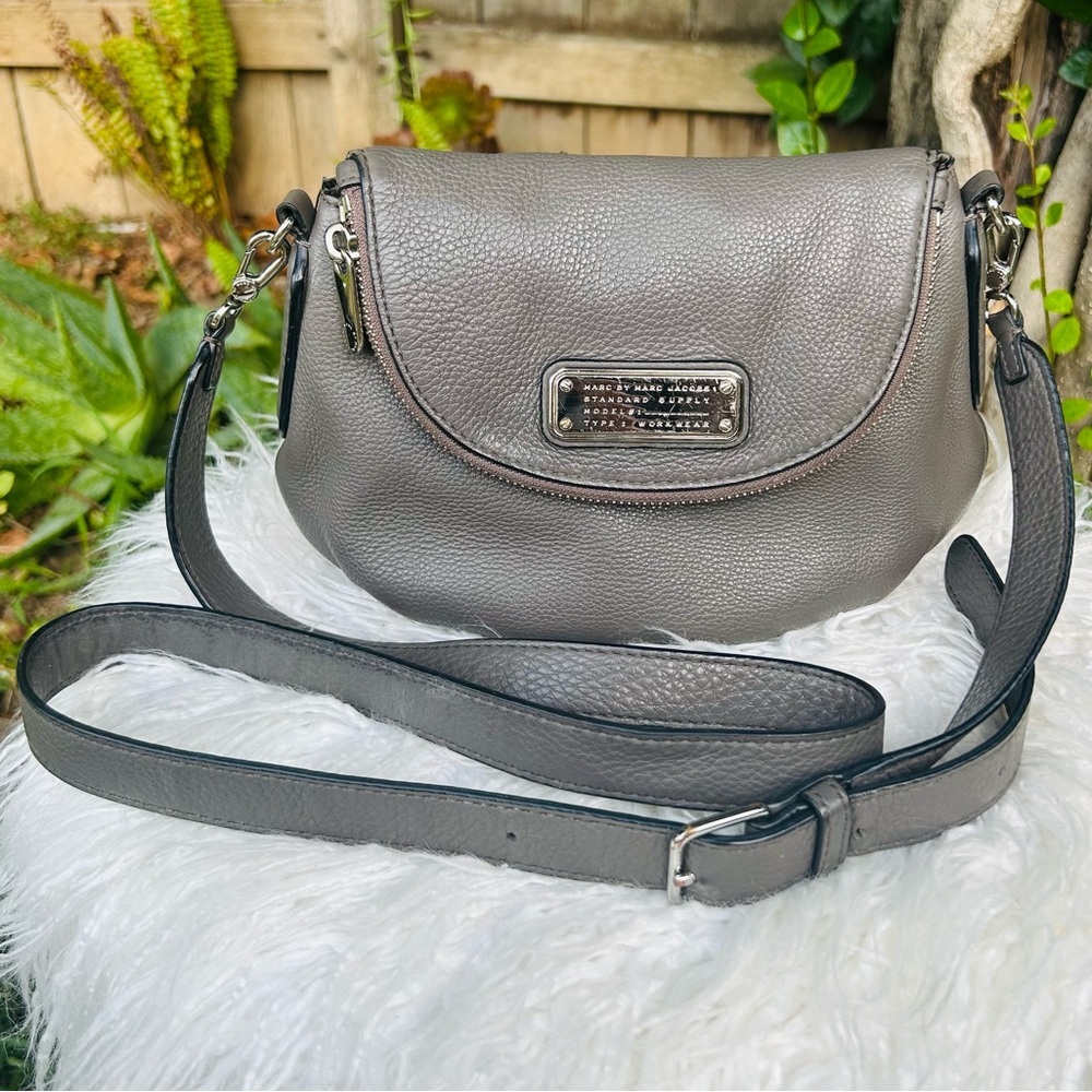 Marc By Marc Jacobs Gray Crossbody Bag